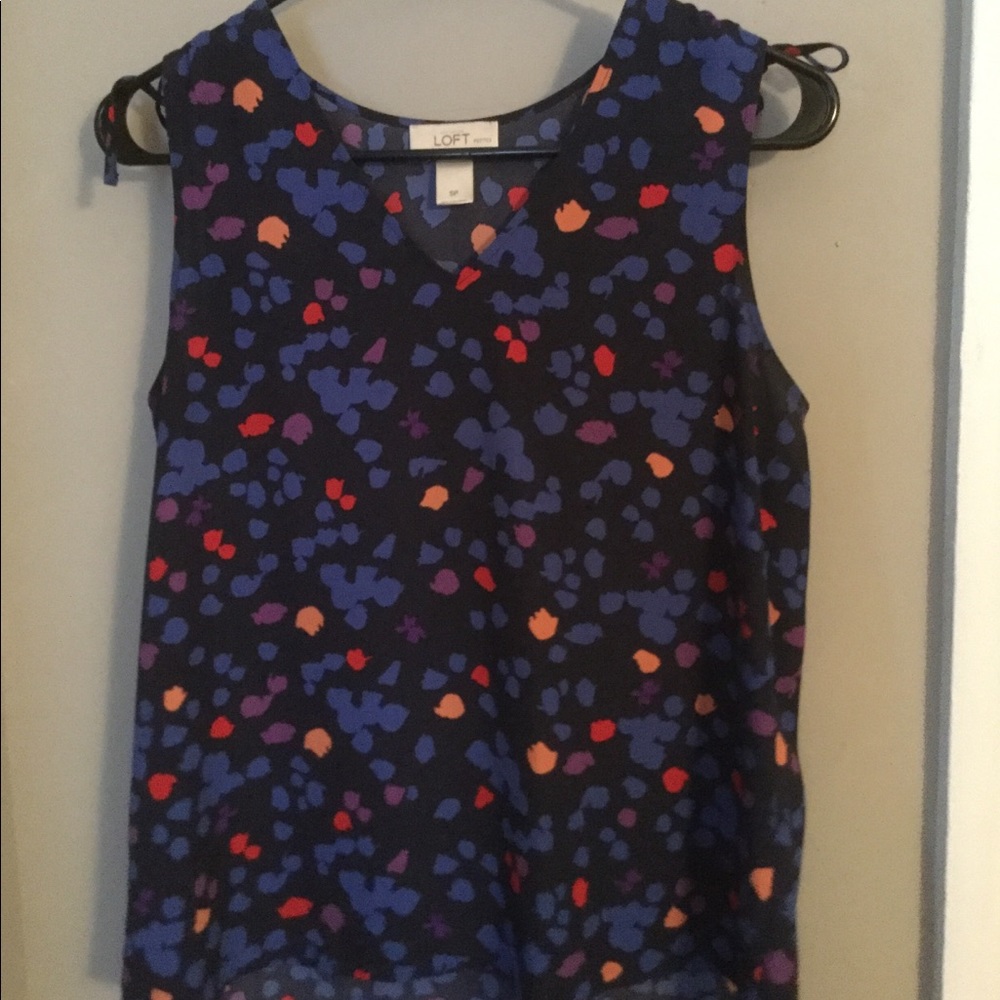 Loft sleeveless blouse